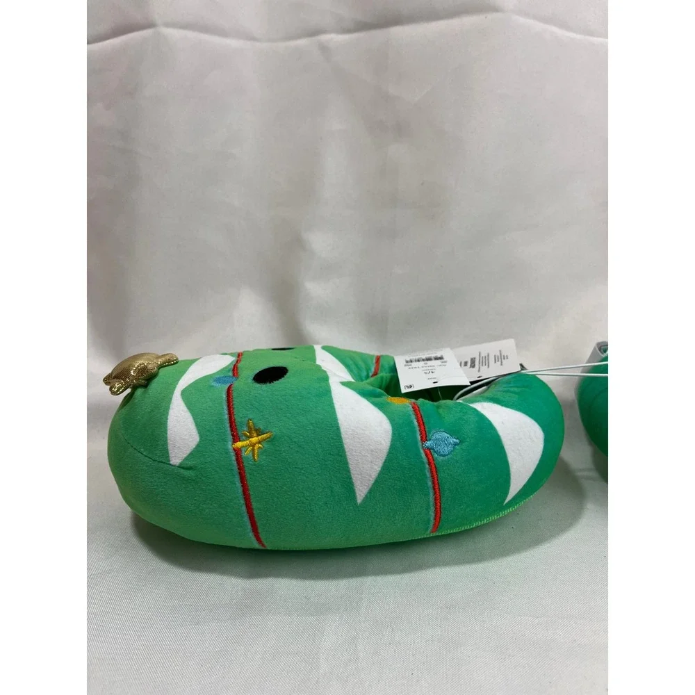 Squishmallows Christmas Tree Plush Slippers Green‎ Holiday Kids Size 4/5 NEW